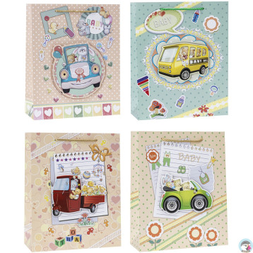 Torebka prezentowa 26x32x10cm TD-23167-3D-A4 ROZETTE