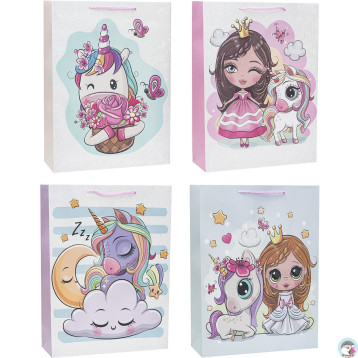 Torebka prezentowa 18x23x8cm TD-23169-GL-A5 ROZETTE