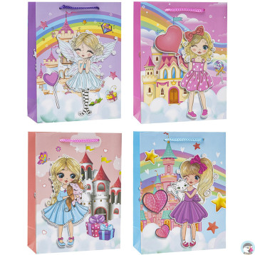 Torebka prezentowa 18x24x8cm TD-23122-3D-A5 ROZETTE