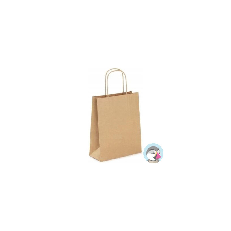 Torba ekologiczna ECOBAG 305x170x340mm biała 100g 10811040000