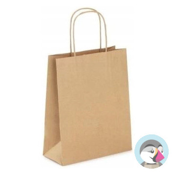 Torba ekologiczna ECOBAG 305x170x340mm biała 100g 10811040000