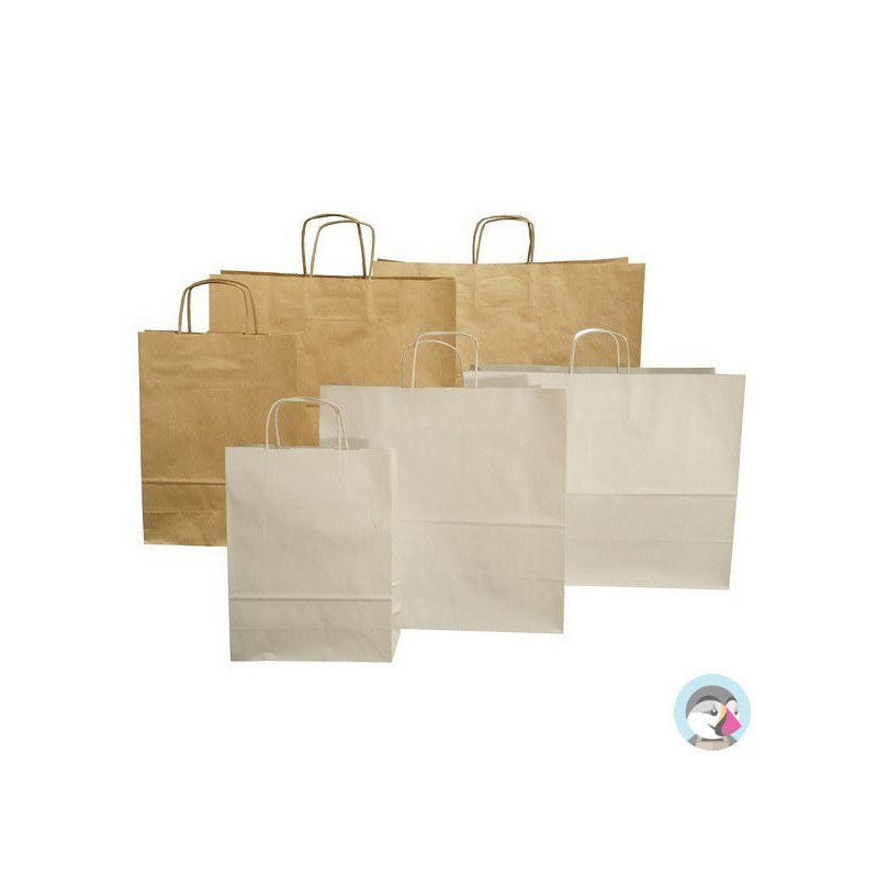 Torba ekologiczna ECOBAG 330x120x500mm brązowa