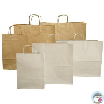 Torba ekologiczna ECOBAG 350x180x440mm brązowa
