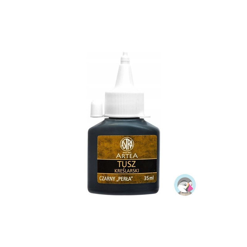 Tusz kreślarski czarny 35ml Czarna Perła 81030908 ASTRA
