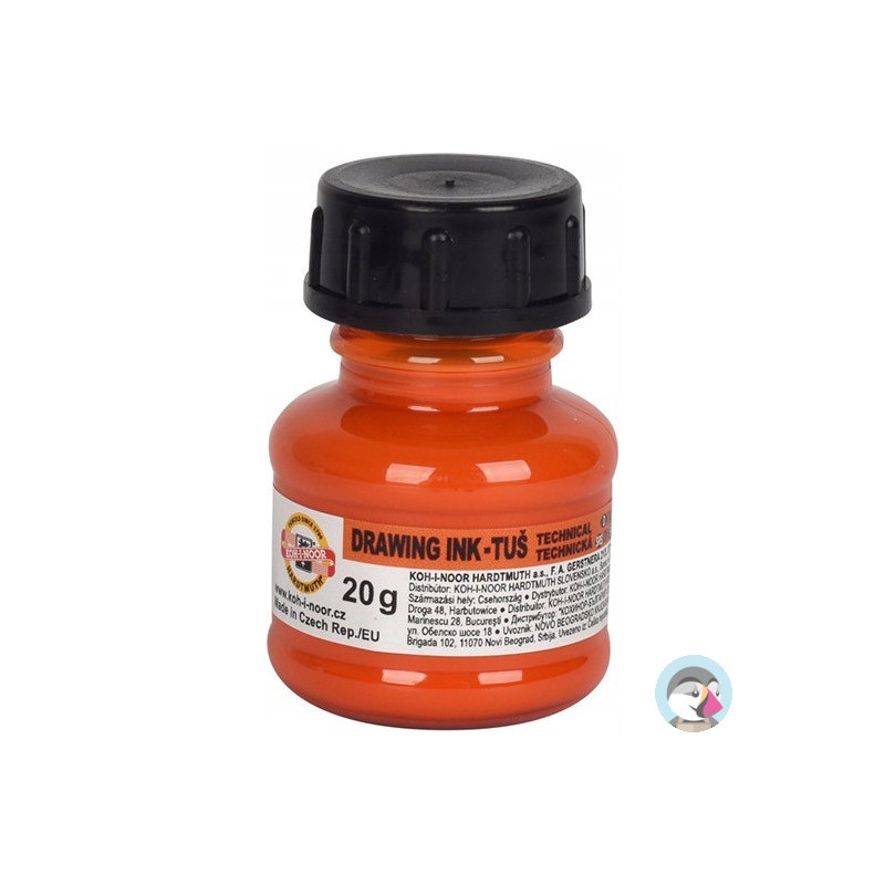 Tusz kreślarski 20g pomarańczowy 1417003 KOH-I-NOOR