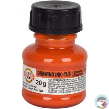 Tusz kreślarski 20g pomarańczowy 1417003 KOH-I-NOOR