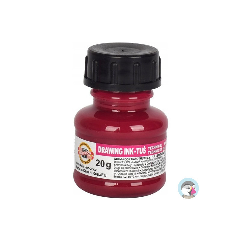 Tusz kreślarski 20g magenta 1417005 KOH-I-NOOR