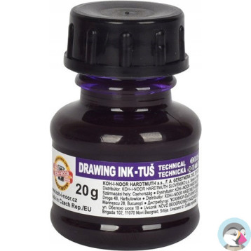 Tusz kreślarski 20g fioletowy 1417006 KOH-I-NOOR