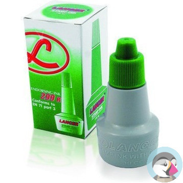 Tusz do pieczątek HORSE zielony 30ml 140-1053