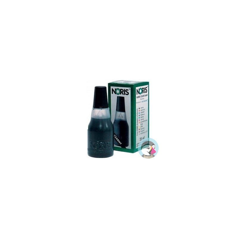 Tusz NORIS 110S 25ml czarny wodny do znakowania papieru NO110SCA/10