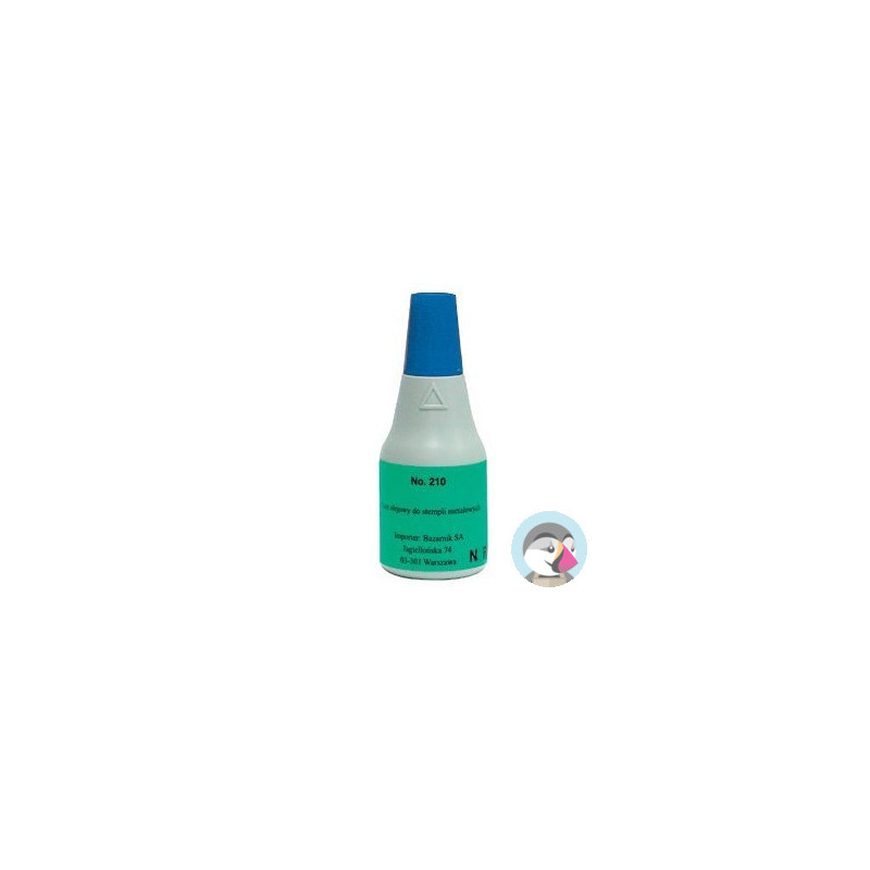 Tusz NORIS 210 metal czarny 25ml do stempli metalowych NO210CA