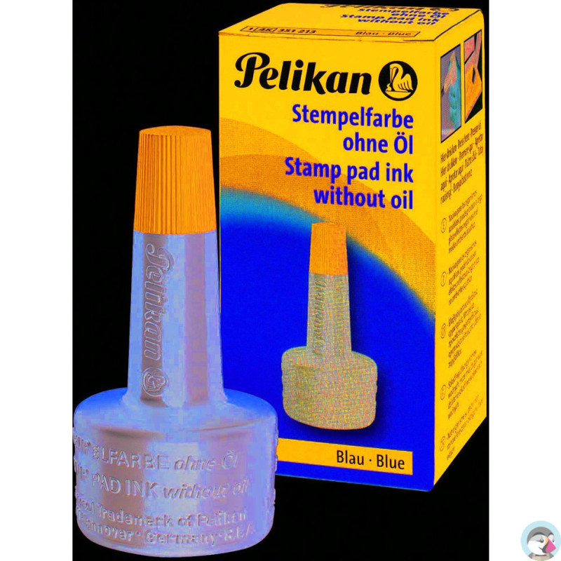 Tusz do stempli 28ml niebieski PELIKAN 400142581