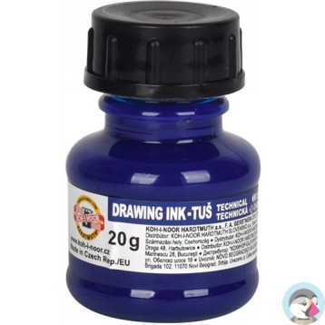 Tusz kreślarski 20g niebieski 141700702 KOH-I-NOOR