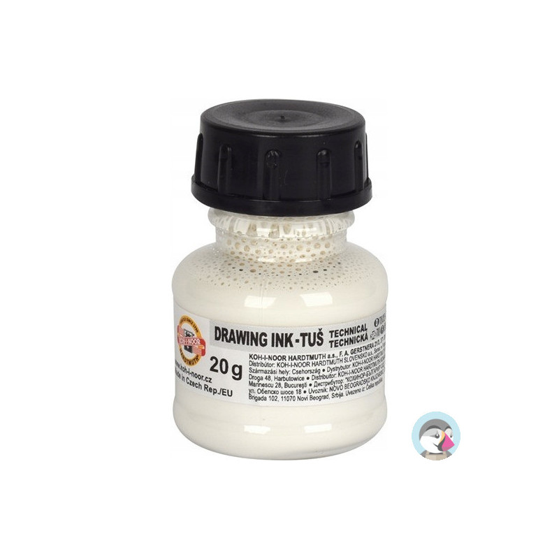 Tusz kreślarski 20g biały 141728/141700102LP KOH-I-NOOR