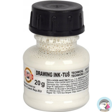 Tusz kreślarski 20g biały 141728/141700102LP KOH-I-NOOR