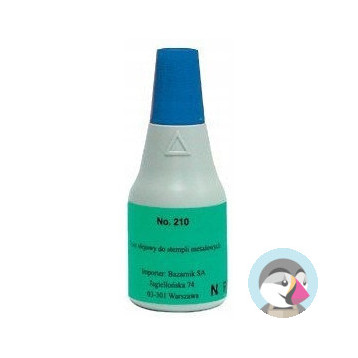 Tusz NORIS 210 metal 25ml czerwony do stempli metalowych NO210CE