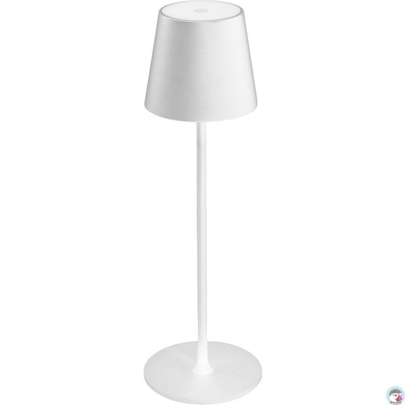 Lampka restauracyjno-barowa led PLATINET biała 4W 400lm wodoodporna z akumulatorem 4000mAh (45926)