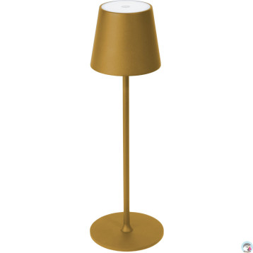 Lampka restauracyjno-barowa led PLATINET złota 4W 400lm wodoodporna z akumulatorem 4000mAh (45927)