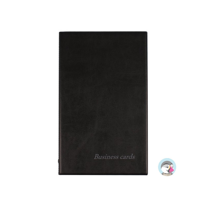 Wizytownik Etui na 200 wizytówek Premium czarny WI-21-01 BIURFOL