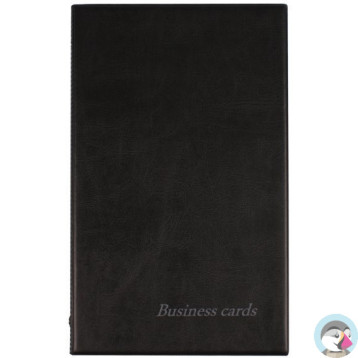 Wizytownik Etui na 200 wizytówek Premium czarny WI-21-01 BIURFOL