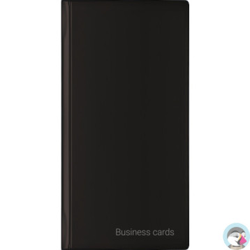 Wizytownik Etui na 96 wizytówek czarny WI-02 BIURFOL