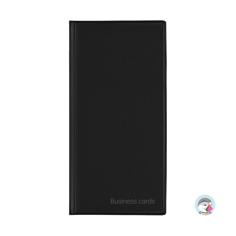 Wizytownik Etui na 96 wizytówek Premium czarny WI-24-01 BIURFOL