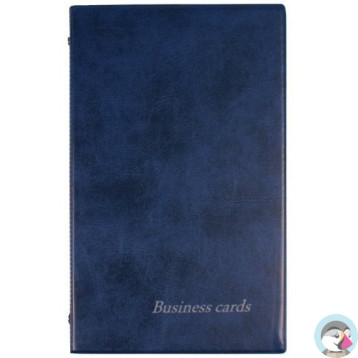 Wizytownik Etui na 200 wizytówek Premium granat WI-21-02 BIURFOL