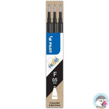 Wkład FRIXION CLIKER 0,5mm czarny (3szt) PIBLS-FR5-B-S2-E PILOT