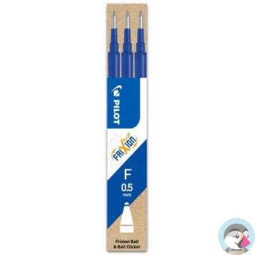 Wkład FRIXION CLIKER 0,5mm niebieski (3szt) PIBLS-FR5-L-S3-E PILOT