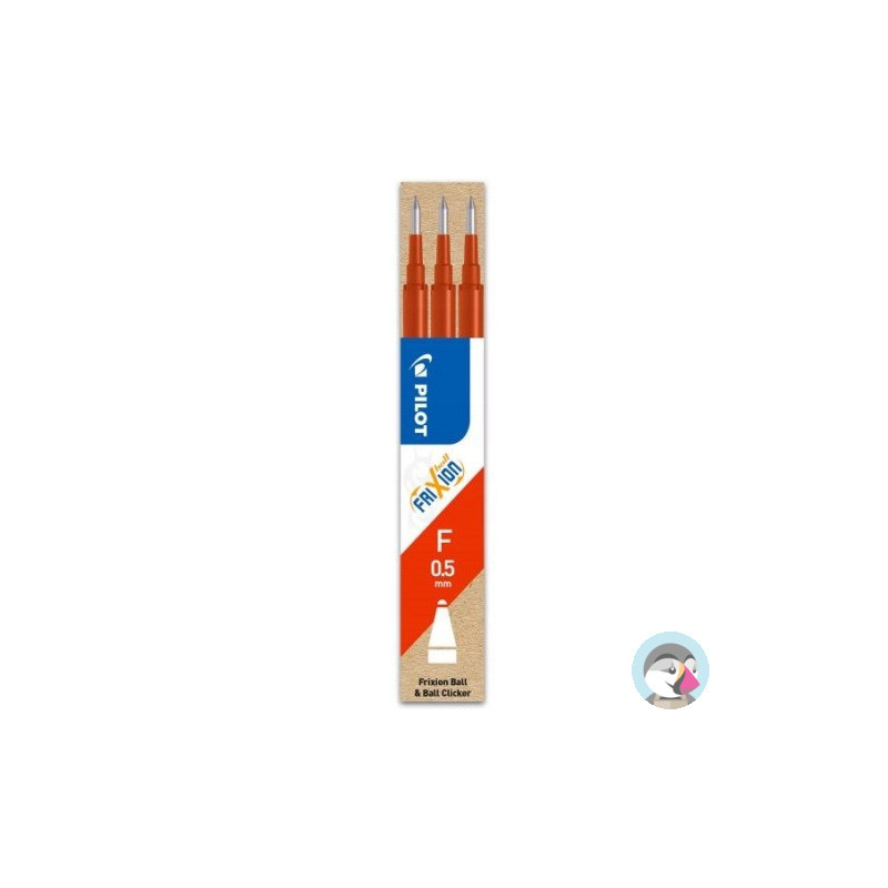 Wkład FRIXION CLIKER 0,5mm czerwony (3szt) PIBLS-FR5-R-S3-E PILOT