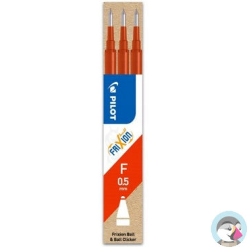 Wkład FRIXION CLIKER 0,5mm czerwony (3szt) PIBLS-FR5-R-S3-E PILOT