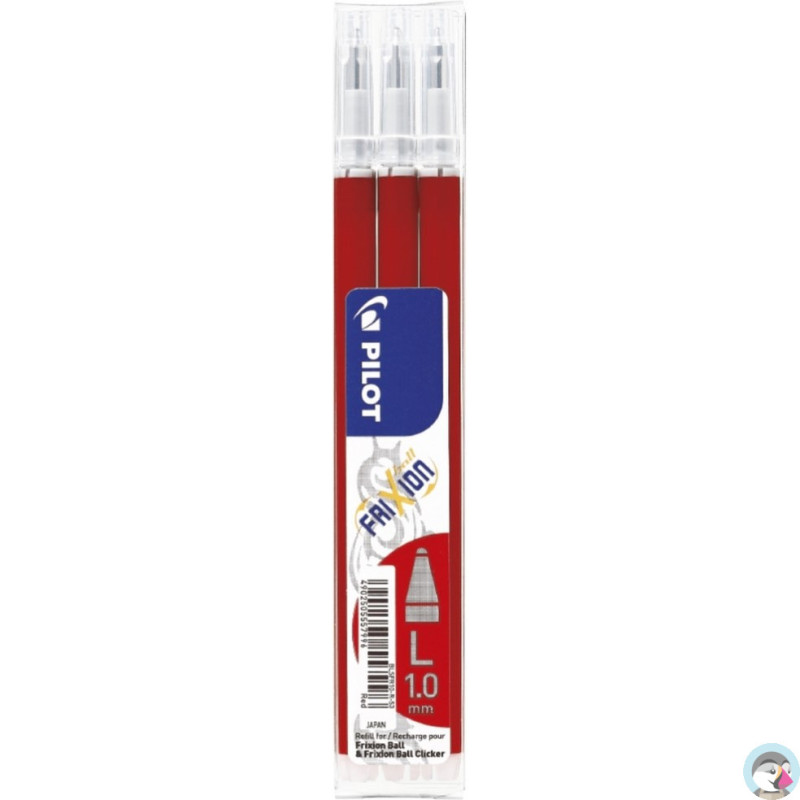 Wkład FRIXION 1,0mm czerwony (3szt) BLSFR10-R-S3 PILOT