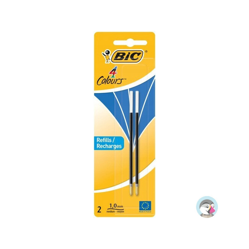 Wkład niebieski do długopisów 4 Colors (2sztuki) 931778 BIC