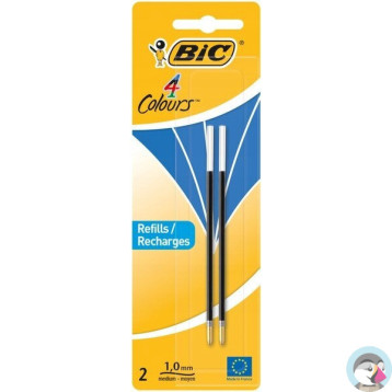 Wkład niebieski do długopisów 4 Colors (2sztuki) 931778 BIC