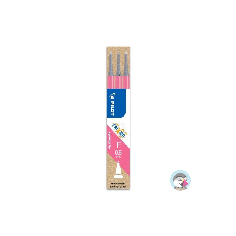 Wkład FRIXION POINT 0,5mm różowy (3szt) BLS-FRPS-P-S7 PILOT