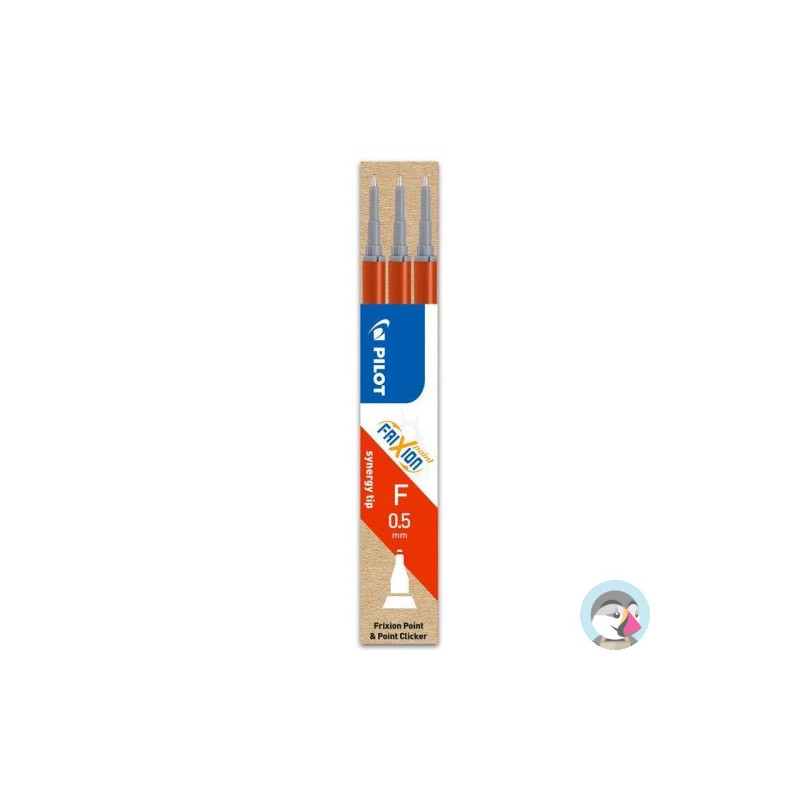 Wkład FRIXION POINT 0,5mm czerwony (3szt) BLS-FRPS-R-S5 PILOT