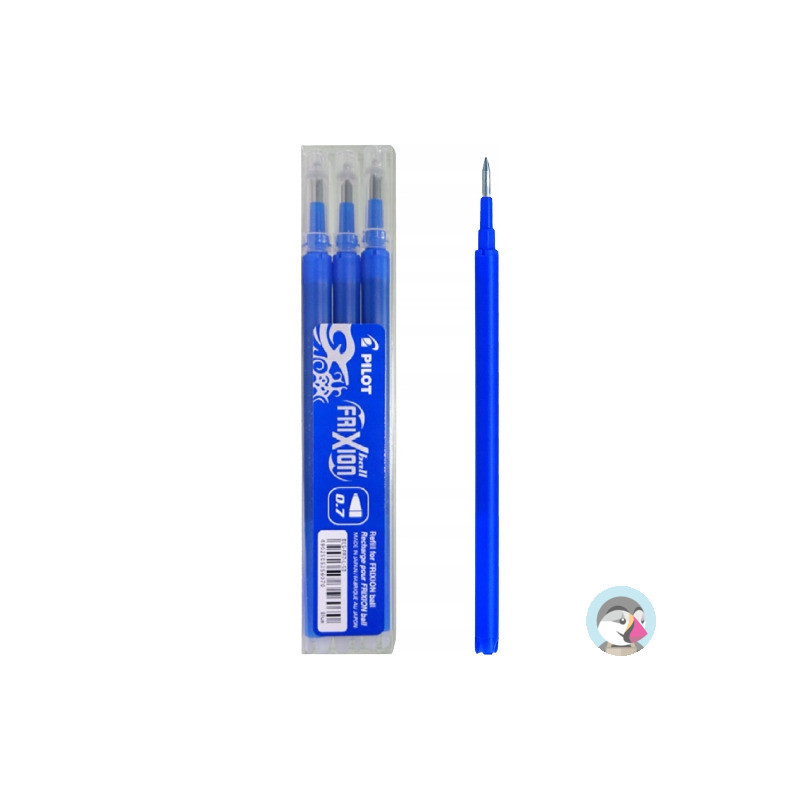 Wkład FRIXION 0,7mm niebieski (3szt) BLS-FR7-L-S3 PILOT
