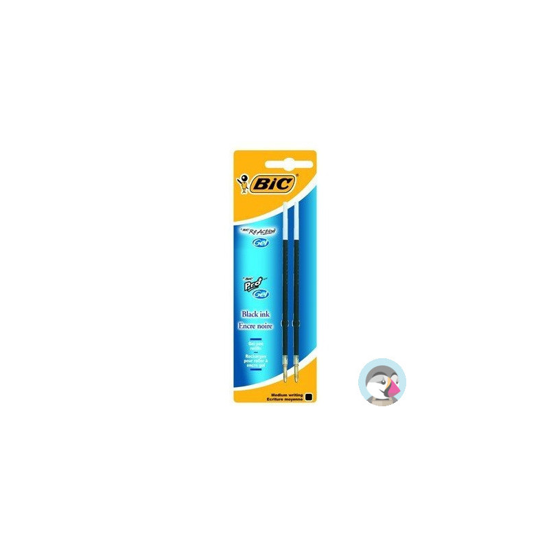 Wkłady żelowy GEL-OCITY niebieski (2szt.) blister 862229 BIC