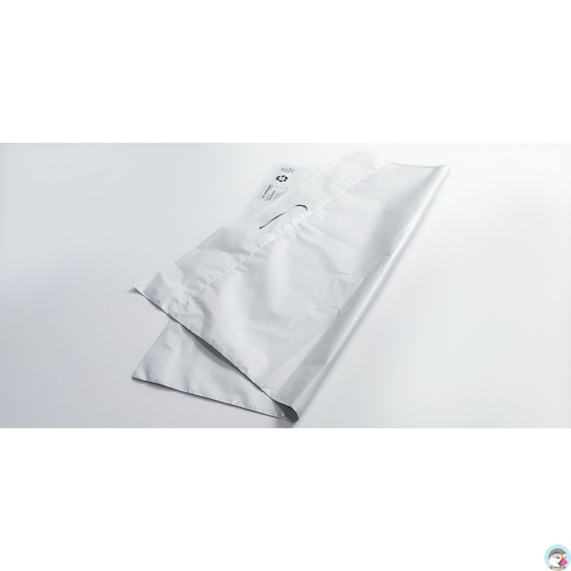 Worki foliowe z uchem (50 sztuk) 45x50cm+5cm+7cm ai12033 EMERSON