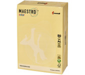 Papier ksero A4 80g MAESTRO COLOR YE23 pastel żółty/beż piaskowa