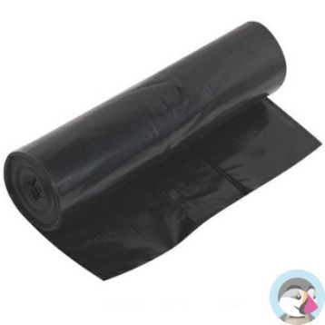 Worki na śmieci 120L LDPE (25 sztuk) czarne