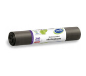 Worki na śmieci 240L LDPE ekologiczne (5szt) czarne WNS4201/16NOWA LUX STELLA