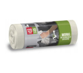 Worki do segregacji odpadów INNE 120L 10szt białe WNS-7010V1