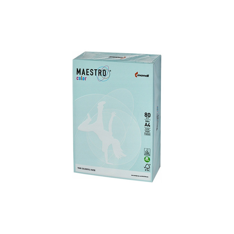 Papier ksero A4 80g MAESTRO COLOR BL29 jasny niebieski pastel pastel