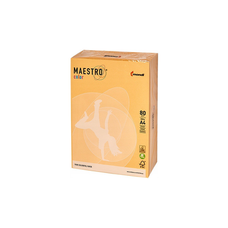 Papier ksero A4 80g MAESTRO COLOR GO22 Trendy złoty