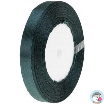 Wstążka satynowa 12mm/32m butelkowa zieleń WS12-74 BREWIS