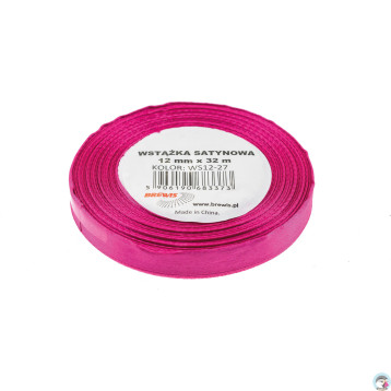 Wstążka satynowa 12mm/32m biskupi BREWIS