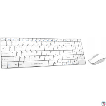 Klawiatura + mysz bezprzewodowa ESPERANZA LIBERTY biała EK122W 2.4GHz