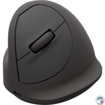 Mysz ergonomiczna PLUS, leworęczna czarna BREYTA 100143583 FELLOWES