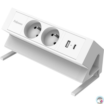 Listwa zasilająca 2m Power Desk Typ E biała 100137185 FELLOWES